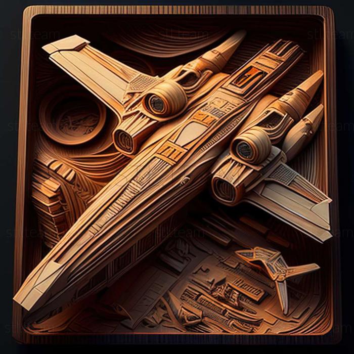 3D модель Игра Звездные войны X Крыло (STL)